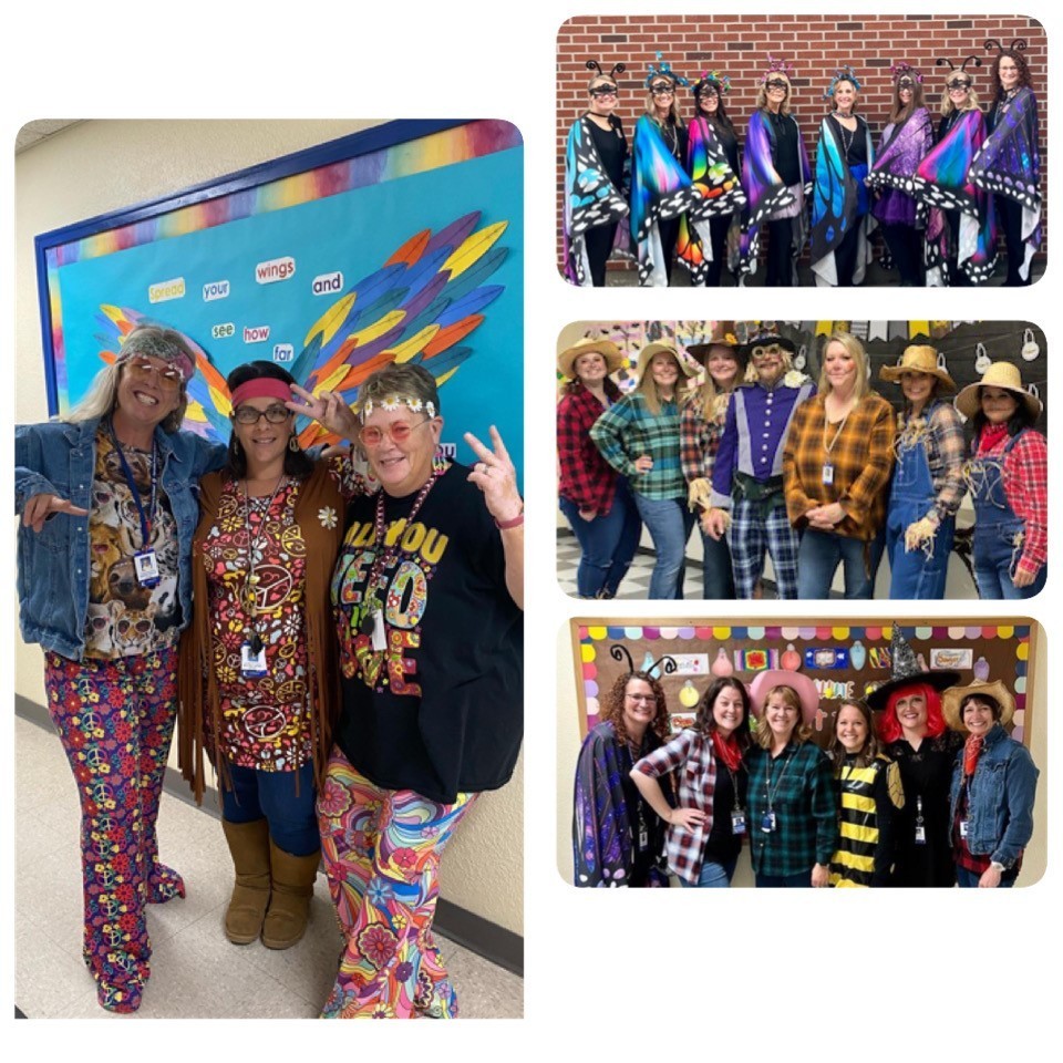 Primary Staff in the Spirit of Halloween 