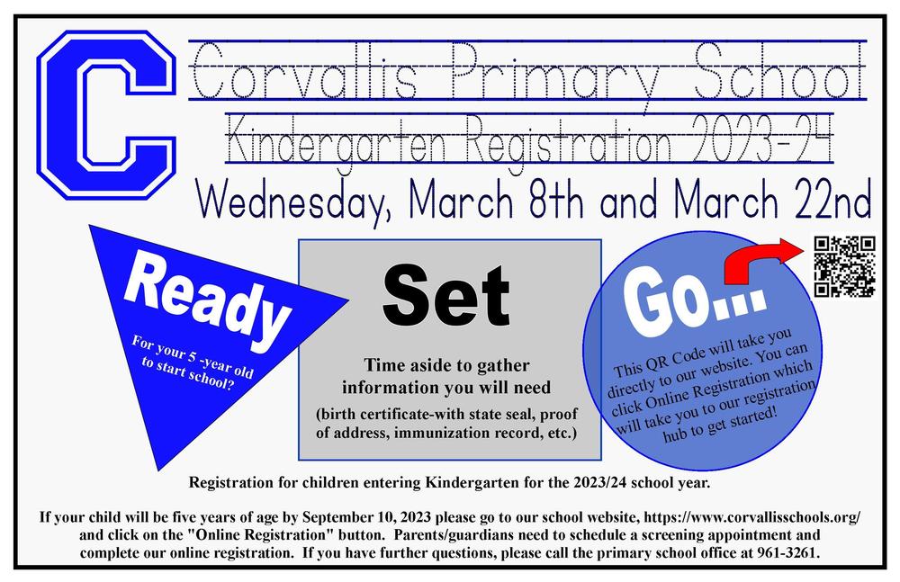 Picture listing details for Kindergarten Registration