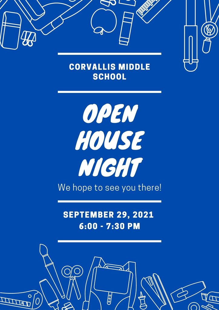 open house night poster
