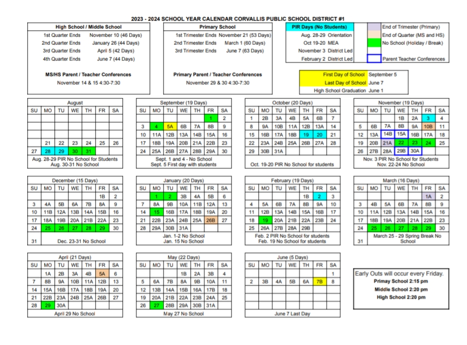 revised 23-24 school calendar