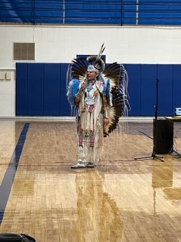 native American dancer